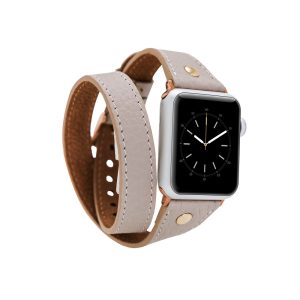 Apple Watch Uyumlu Deri Kordon 38-40-41mm Slim DTGT ERC3