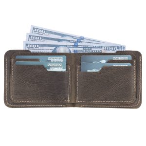 Deri Erkek Cüzdanı RO6 Kahve